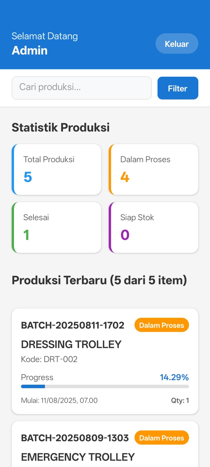 Aplikasi Manufacturing