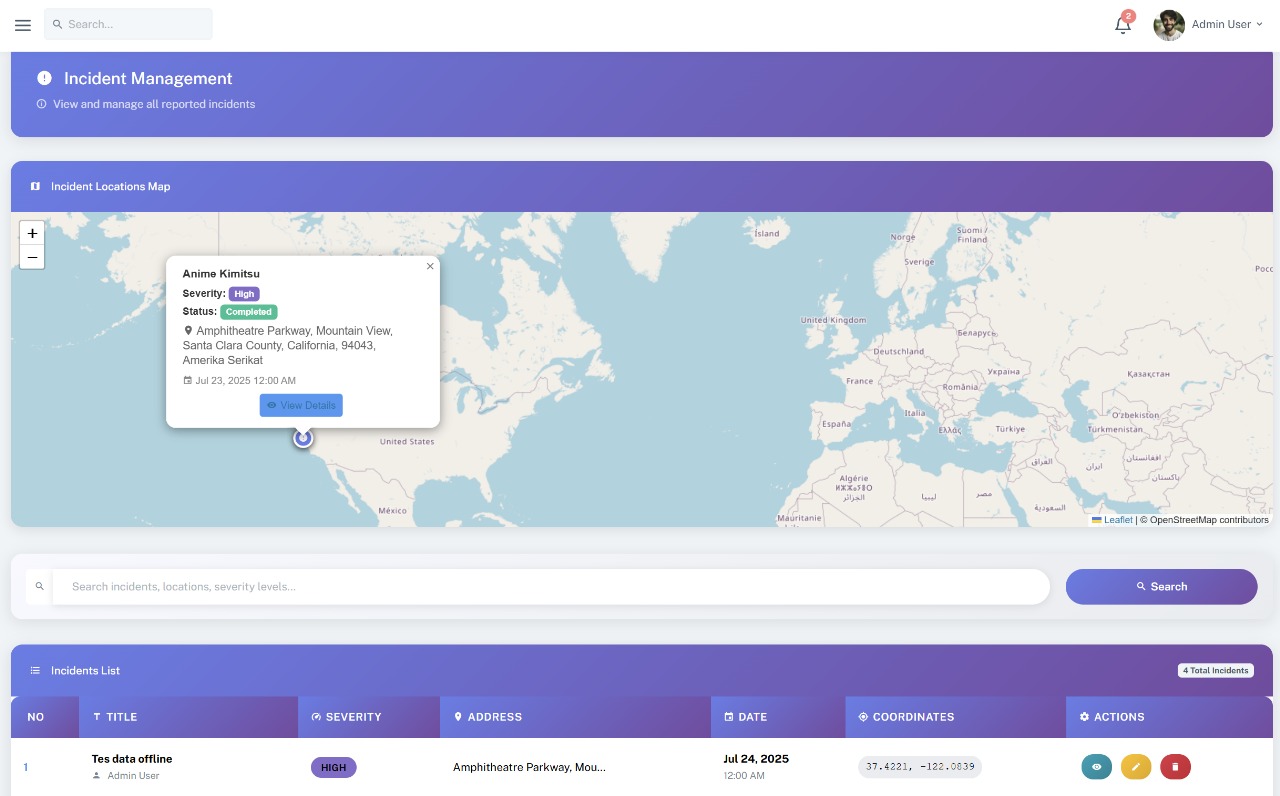 Incident Report System